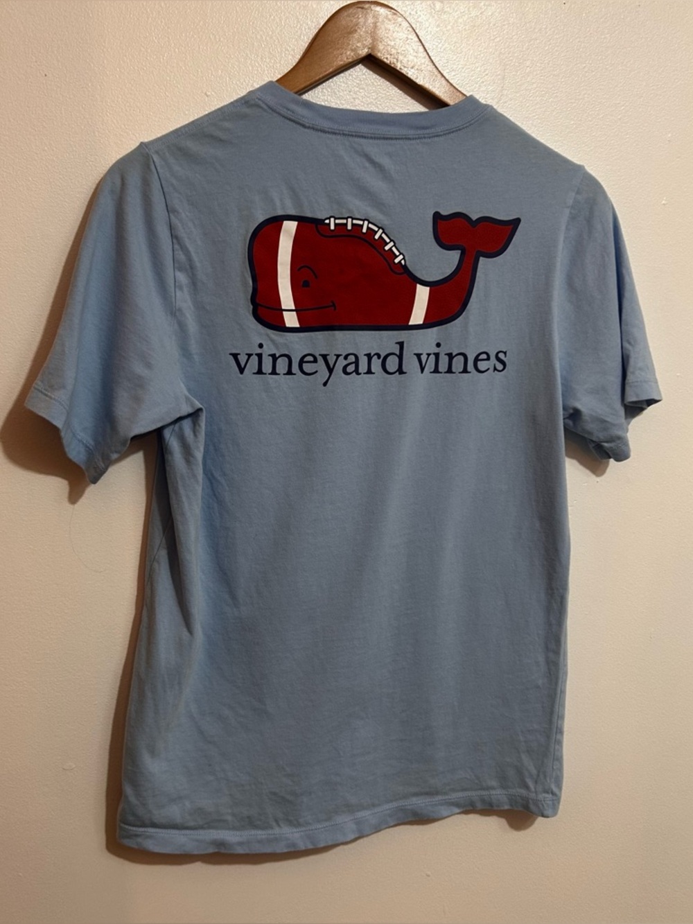 Boys football Vineyard Vines Tee